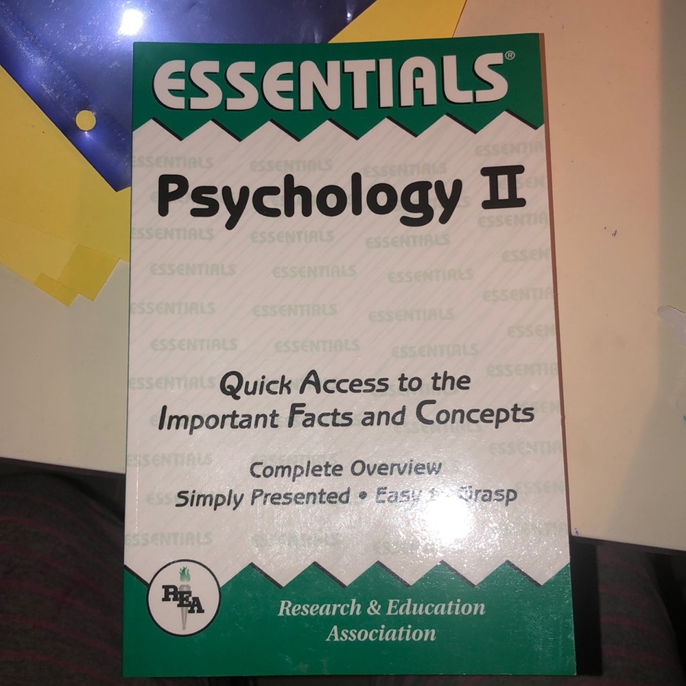 Psychology 2 essentials book